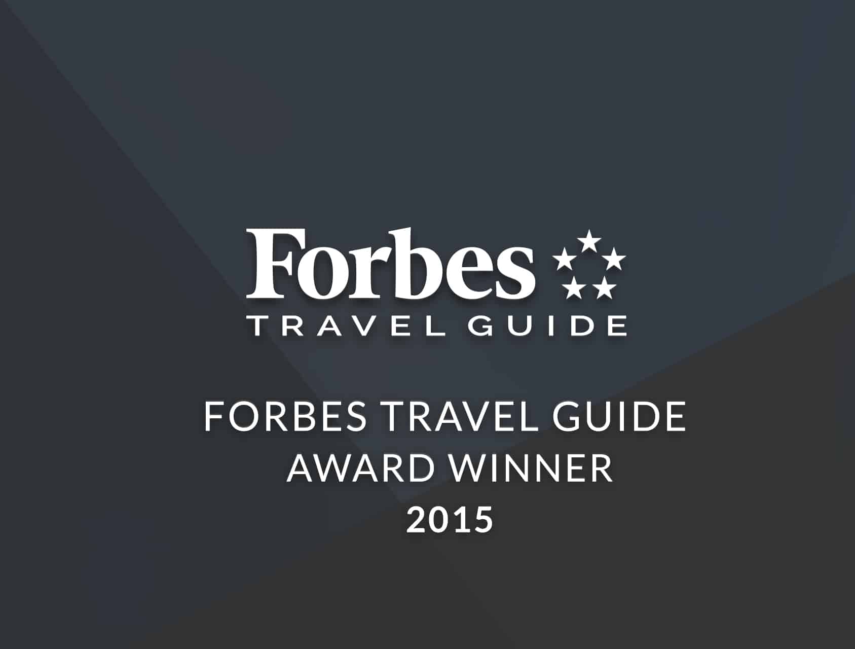 Forbes Travel Guides Awards Solaris Solaris Residences